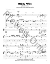 Happy Christmas (War Is Over) Guitar and Fretted sheet music cover